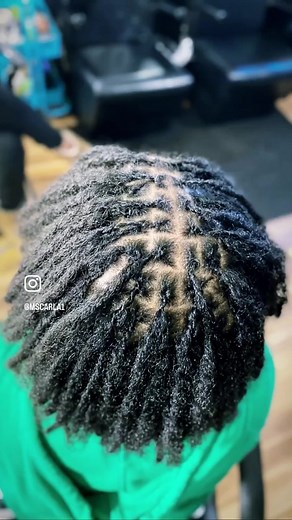 Small Starter Locs Using Interlocking and Instant Locking
