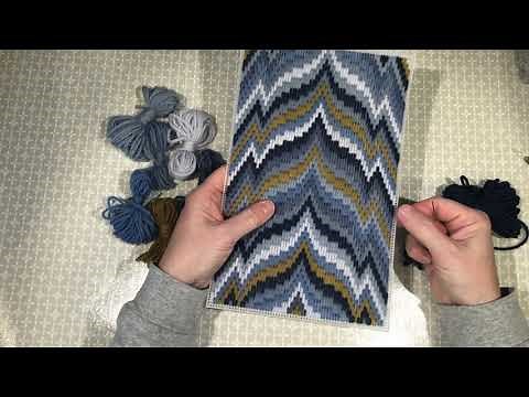 Bargello Tutorial: How to Finish a Bargello Embroidery Project - Whip Stitch Edges