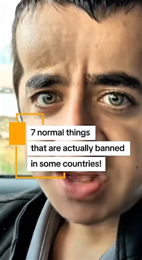 7 THINGS BANNED IN SOME COUNTRIES #shorts #shortsviral