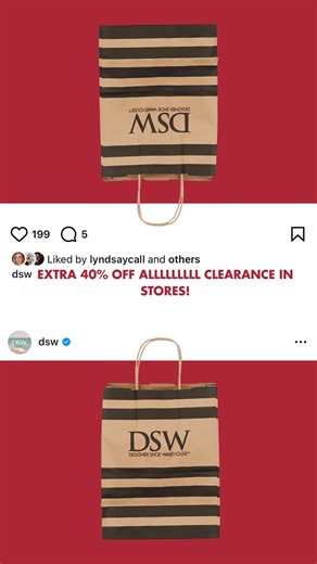 DSW Designer Shoe Warehouse on Instagram: "Don’t just scroll—GO. Our Semi Annual Sale is now on now ️ head to your local DSW store for an extra 40% off clearance!"