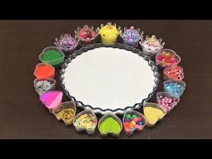 Mixing Random Things into Glossy Slime | Slimesmoothie | Satisfying Slime Video !