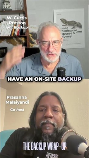 Automated Backups: On-Site & Off-Site, Less Storage! #shorts