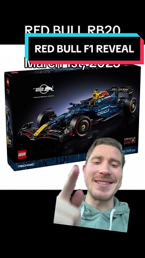 New Red Bull F1 LEGO Reveal: The RB20 by LEGO