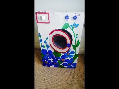 How to do a Cardboard Washing Machine