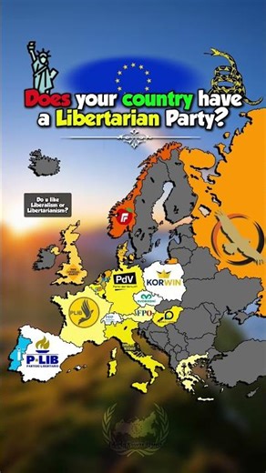 Does your country have a libertarian party? 🐍 | #mapping