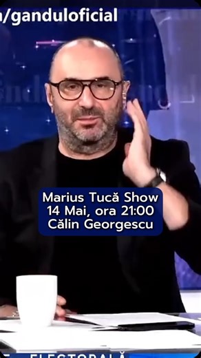 Marius Tucă Show, 14 Mai, ora 21:00, invitat: Călin Georgescu #mariustucashow #news #stirilezilei #romania #gandul | Gandul