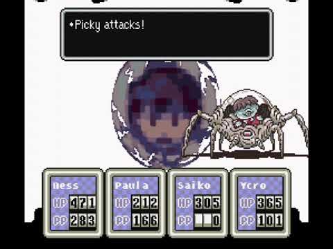 Earthbound bug that gave me 3 extra party members (buzz buzz, porky & picky)