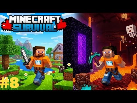 I CAN SURVIVE IN NETHER 😱!! | MINECRAFT GAMEPLAY
