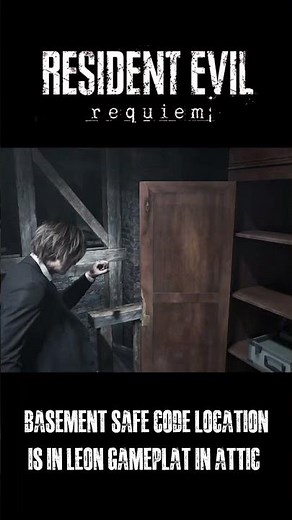 Basement Safe & code location- Resident Evil 9 #residentevil9 #re9 #tips #guide