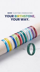 A ring that’s both beautiful and meaningful? Engrave their birth flower directly onto one of our best-selling birthstone rings or select classic styles. 🌼 A one-of-a-kind gift for birthdays, milestones, or just because. | Enso Rings