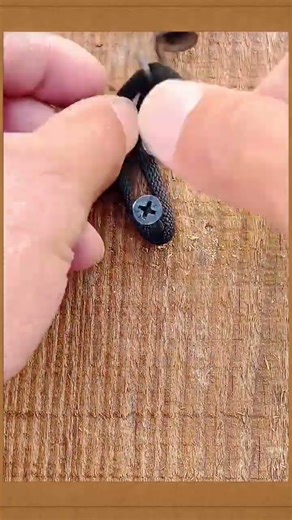 Tricks for attaching the spring to the screw #diyprojects #diyhacks