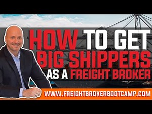 Freight Broker Training - How to Get Shippers as a Freight Broker