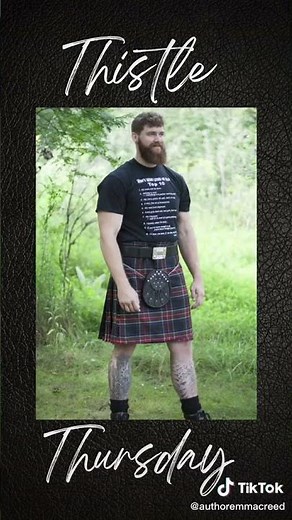 Kilted Men: "Thistle Thursday" Slide Show - Shirtless Muscled Men in Just Kilts, Edinburgh-inspired