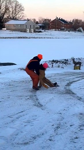 70 yrs old bubby knows how to have some fun in the snow!!!!!!!! #olhellya #bubby | Ol’ Hell YA