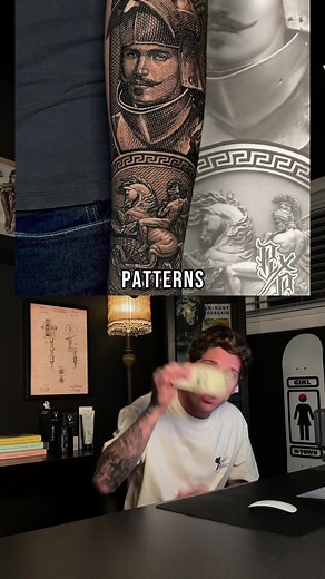Unique Intaglio Engraving Tattoos by Rodrigo Patello