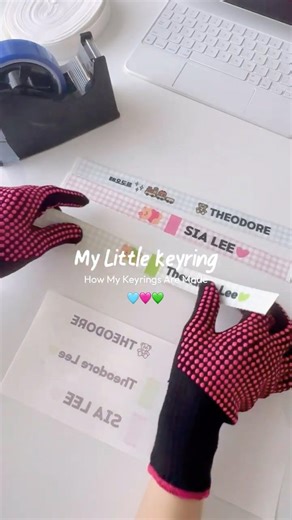 How My Custom Keyrings Are Made ✂️ | Handmade Sublimation Keyring