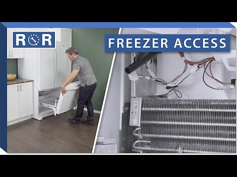Bottom Freezer Door Removal & Freezer Access | Repair & Replace