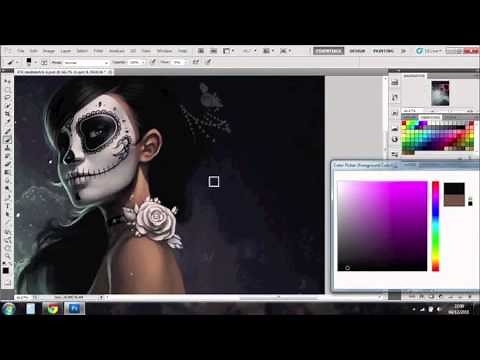 Charlie Bowater Paints Death, in Photoshop