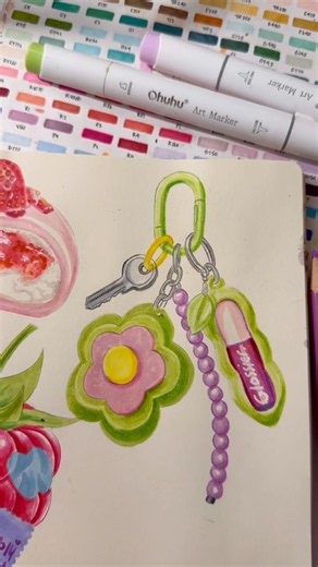 Make a lipstick keychain 🫶🏻✨