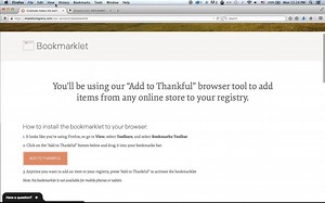 How to Install Thankful's Bookmarklet