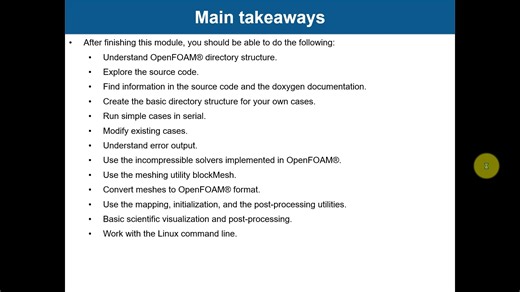 1.11 Module 1 Introduction to OpenFOAM - Ope