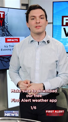 ⚠️ Today is a First Alert Weather Day. This afternoon could be tricky — freezing rain is possible 🌧️❄️. Track it on your connected TV 📺 or download the free Western Mass News First Alert Weather app 📱. Stay safe on the roads 🚗🐢 #westernmassnews #firstalertweather #springfieldmaweather #springfieldma #holyokema #winterweather #wintersafety https://www.westernmassnews.com/weather/ | Western Mass News