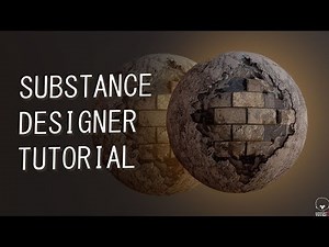 Substance Designer - Damaged Brick Wall Material