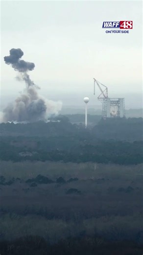 Historic NASA test structures demolished at Marshall Space Flight Center