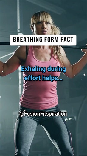 Exhaling during effort helps... #shorts