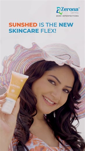 Your skin called… it wants SUNSHED! Flex that Glow, not the Sunburn! #ZeroImperfections #FlawlessSkin #DermatologicallyTested #purehealthyskin #glowingskin #zeronadermanepal #Skincarerevolution #Sunshed #SPF50 #Protection #Lightweight
