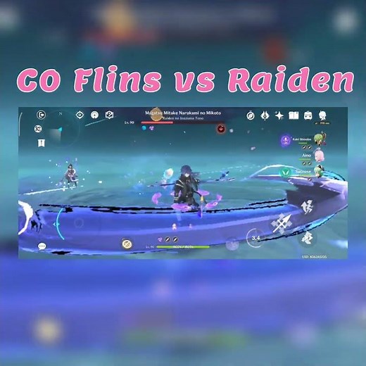 C0 FlIns Takes on Raiden Shogun! ⚔️ Epic Boss Fight | GENSHIN IMPACT |