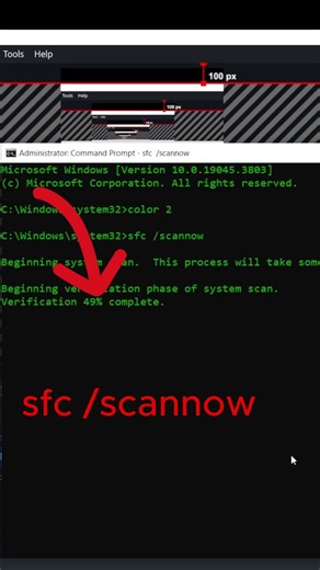Windows Has a Secret Repair Tool: How to Fix System Errors Instantly (SFC /scannow)#SFCscannow