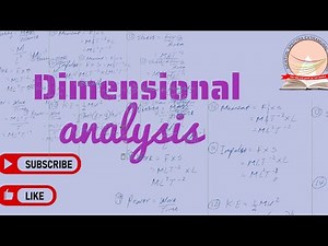 Physics: Dimensional Analysis Lesson 1 #physics year 10 #utme