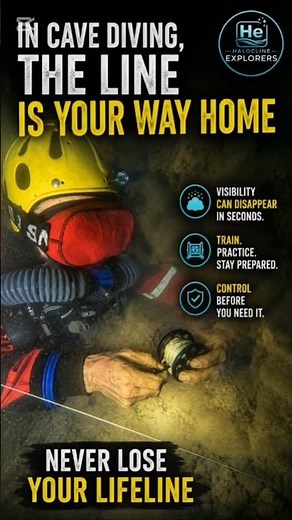 Lost the Line in Zero Visibility | CCR Cave Diving Training