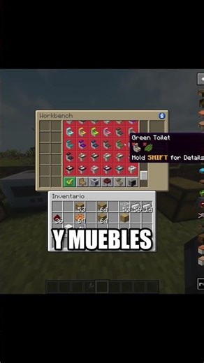 MOD DE DECORACIÓN | FURNITURE MOD: REFURBISHED MOD (1.20.1) | MINECRAFT #minecraft #minecraftshorts