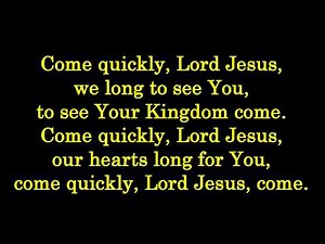 "Come Quickly, Lord Jesus" (Full Band + Lyrics)