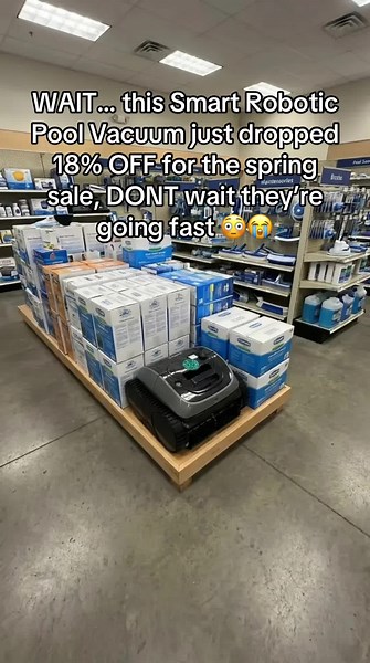 This is the best pool robot vacuum on the market by far! It also has a 2 year warranty!