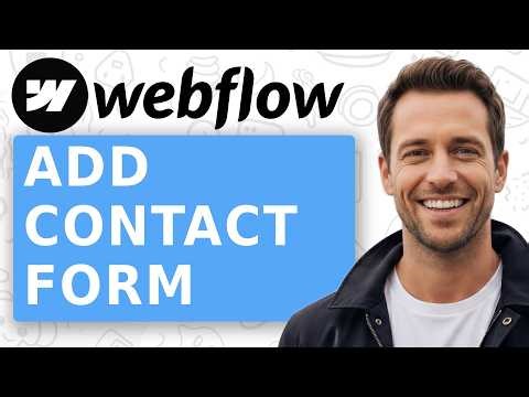 Webflow How to Add a Contact Form [Lead Capture, Surveys, Feedback]