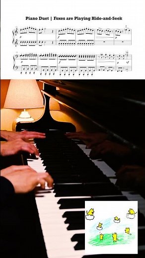 🎹Easy Piano Duet #pianoduet #piano