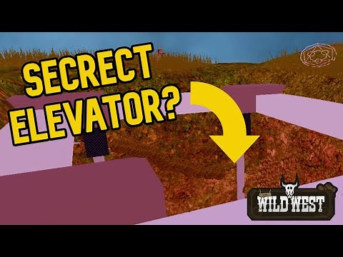 Secret Elevator + Secret Room?!? - Roblox The Wild West