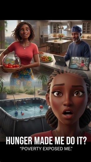 Hunger Made Me Do This? Part 3. She had only Four fish but she had billionaire level audacity. Tosin Farms vegetables at Sunrise, braids hair at noon and then CCTV footage from the gym she secretly bathes in. Would you be ashamed or would you fight harder? #fyp #Hungermademedoit #viral #storytime #creatorsearchinsights