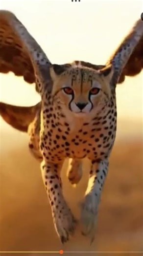 A cheetah turn into a bird 🕊️ #viral #viralvideo