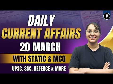 World Happiness Report 2026 | 20 March Current Affairs 2026