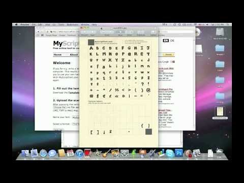 How To Make Your Own Font - Mac & PC
