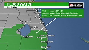 A Flood (Areal) Watch has been issued for Miami-Dade, Broward, Palm Beach, Collier, Hendry, Glades, Mainland Monroe until Aug 15 8:00PM. More at cbs12.com/weather?utm_source=facebook.com&utm_medium=social&utm_campaign=socsyntes_or_tndsyntes | CBS 12 News