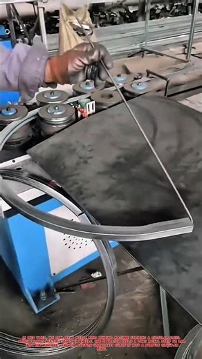 Automatic Metal Ring Bending Machine | Industrial Profile Rolling Process.