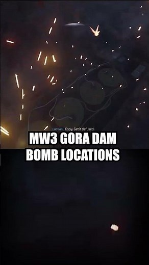 MW 3 Campaign Gora Dam (All 4 Bomb locations) #modernwarefare3 #mw #callofduty