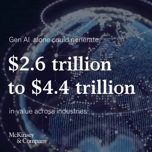 3.6K views · 35 reactions | Developing AI capabilities to support economic growth and resilience requires a fresh approach to leadership—focused on sustained efforts rather than quick fixes—that could prevent future crises. There’s always been an art to stimulating economic growth. Now there’s a science, too. ➡️ https://mck.co/4cgvXx2 #GenAI #EconomicGrowth | McKinsey & Company | Facebook