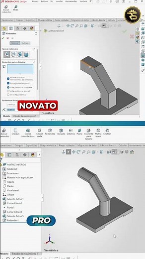 NOVATO VS PRO: CÓMO USAR BARRIDO EN SOLIDWORKS ⚙️