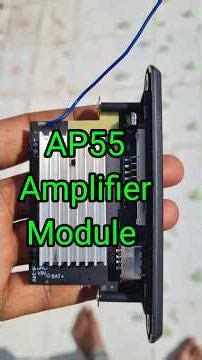 Gold AP55 Amplifier Module Uses | Best 100W Amplifier for DIY Speakers #Shorts